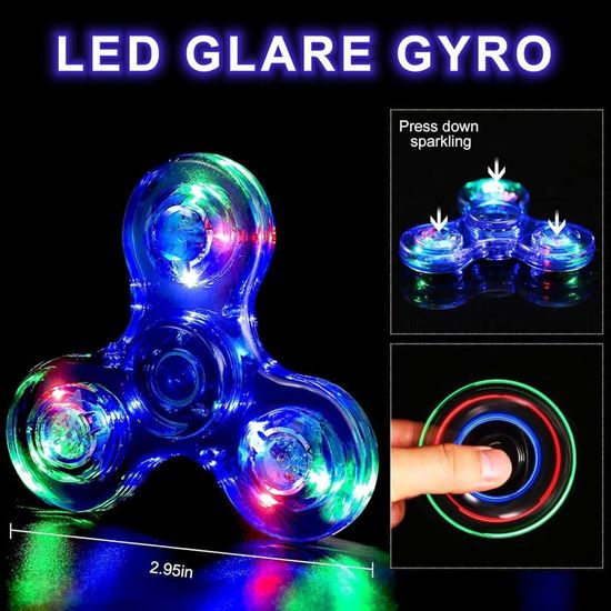 Steemjoey LED Fidget Toys Fidget Jouetss, Fidget Toys Fidget Jouet