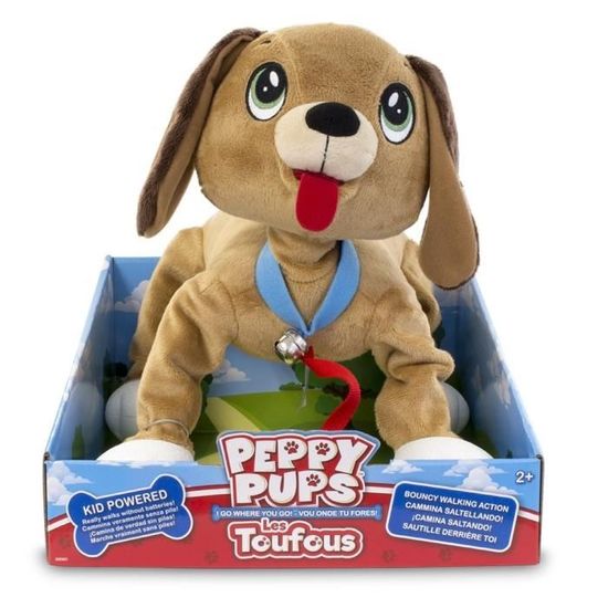 LES TOUFOUS Chien Marron Peluche Interactive Cdiscount Jeux Jouets