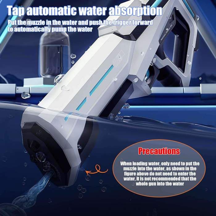 Pistolet a Eau Electrique Puissant, Etanches pour Adultes/Enfants Pistolet a Eau Electrique Puissant, Etanches pour Adultes/Enfants