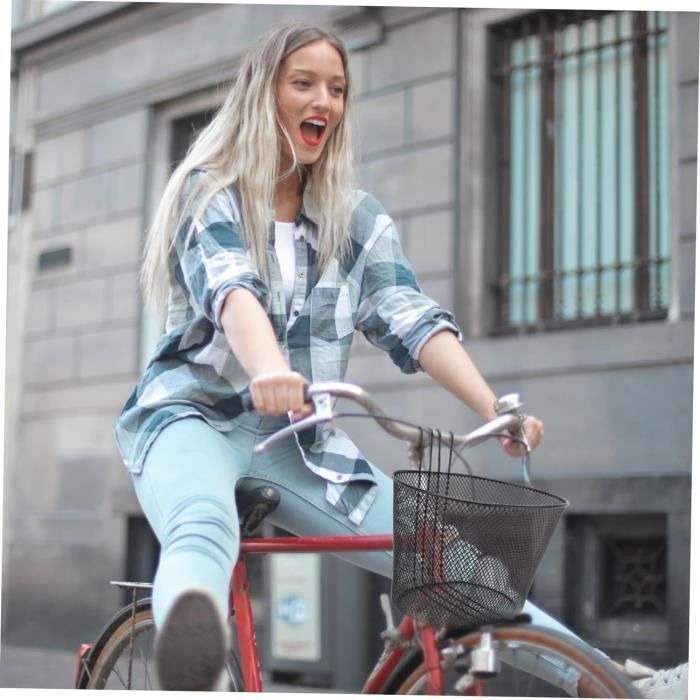 Panier avant de vélo – Porte-vélo amovible, pochette de