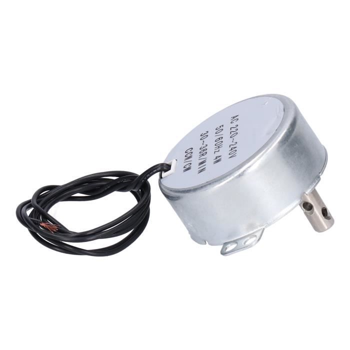 Moteur Synchrone AC 220-240V 4W - Vitesses 0.8-1 à 8-10 RPM, Pour Microphone, Composants, Petit Équipement - 7