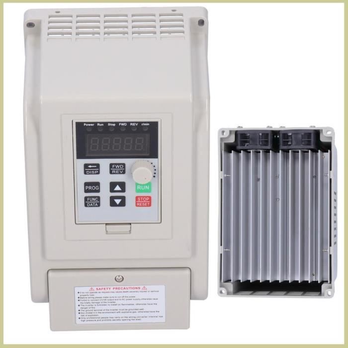 Variateur Fréquence 7,5KW - Convertisseur Monophasé 220V Vers Triphasé 380V - Pour Moteurs