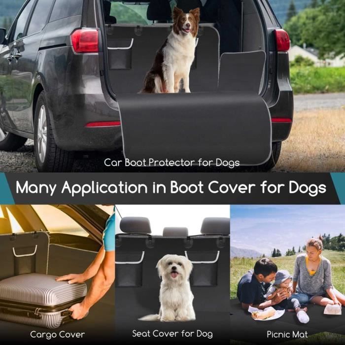 BedDog Protecteur de coffre pour chien, housse universelle de coffre de  voiture, doublure matelassée de coffre avec protection latérale, tapis  chien, Sogo24 - Beddog