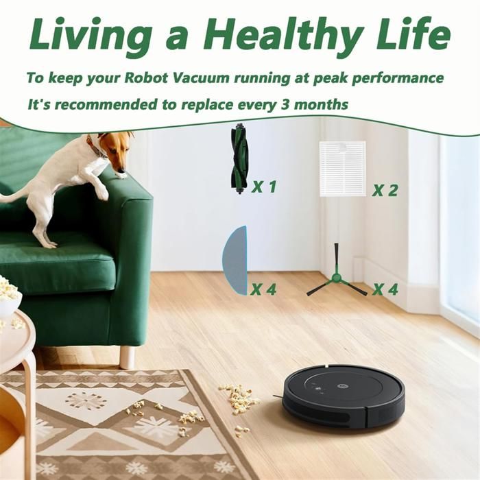 Kit Accessori Ricambio Per IRobot Roomba Combo Essential (Y0112/Y0110/Y0140)