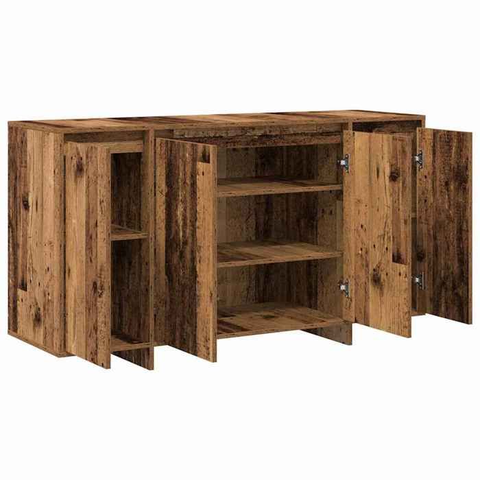 Armoire Console 40x30x110 Cm Bois D'acacia Massif - Buffet - Armoire