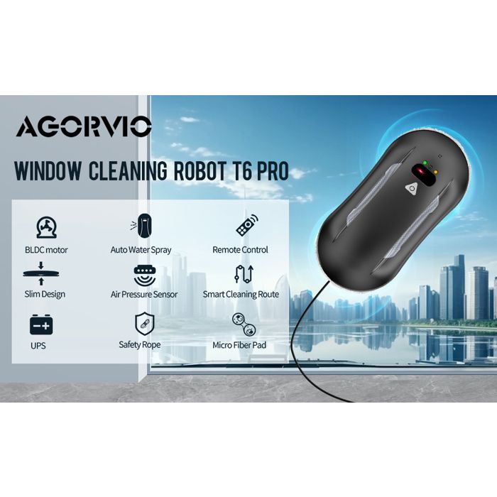 Laveur Vitre Robot 5600Pa - Robot Lave Vitre Sans Fil Intelligent - 3