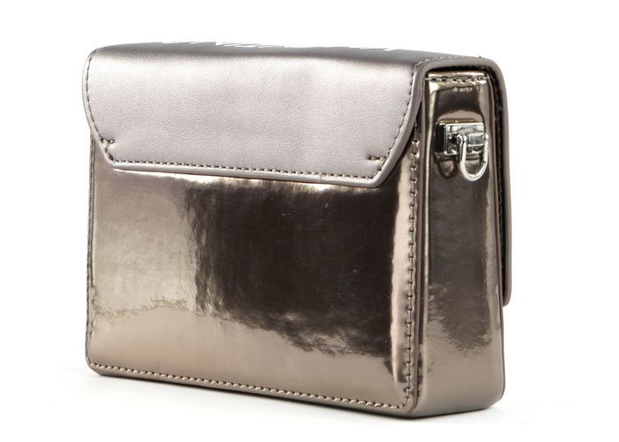 VALENTINO Sac a epaule bandouliere argente pour femme Meydani Satchel Gun Metal 112150 argente Cdiscount Bagagerie Maroquinerie