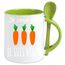 Mug Avec Cuillere Ceramique Vert Clair Lmk Tshirt Je Peux Pas Je Suis Vegan Fond Noir Cdiscount Puericulture Eveil Bebe
