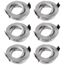 Sebson 6x Spot Encastrable Type 4 Pivotant Aluminium Led
