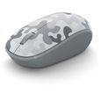 MICROSOFT Souris Bluetooth - Souris optique - 3 boutons - Sans fil - Bluetooth 5.0 - Camouflage Blanc Arctique-0