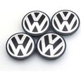 4X CENTRES DE ROUE VW caches moyeu jante alu 55 mm emblème VOLKSWAGEN-0