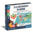 Clementoni - Puzzle à la découverte du monde - Avec activités, défis, tombola et jeu de recherche - Dés 6 ans-0