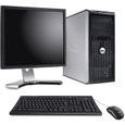 PC  bureau avec écran  PC complet Ordinateur Bureautique Dell Core2Duo 500Go -Ram 4 Go - Win 10 - Ecran 19 ' WIFI-0