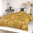 Parure de lit housse de couette avec taies d'oreiller 100% Coton 47 fils Babouchka 240x260 cm-0