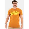 tee shirt superdry vintage vl neon 8il sudan brown-0