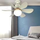 MOOHOP Ventilateur de plafond avec lumiere,40W 3 vitesses,E27 Ventilateur plafond Pour salon et chambre-52 X 19.5CM