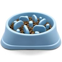 Gamelle Anti Glouton pour Chien Bol d'Alimentation Lente et Saine,  Design avec Pieds Antidérapants, Petit et Moyen Chien