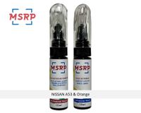MSRP FRANCE - Kit stylos retouche peinture voiture pour NISSAN A53 & Orange - Atténuer rayures ou éclats de peinture