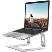 Support pour ordinateur portable,pour MacBook Pro/Air,ordinateur portable 10-15,6",tablette Samsung,HUAWEI MateBook (argent)