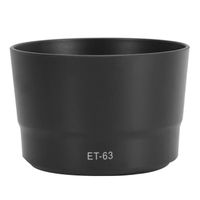 Atyhao Pare-soleil pour EF ‑ S ET‑63 Parasoleil de Montage de Caméra en Plastique Noir Adapté pour STM EF‑S 55‑250mm
