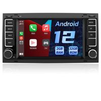 AWESAFE Autoradio Carplay pour VW Touareg Transporter T5 Multivan, Android 12,Écran Tactile 7" HD,GPS+Android Auto+WiFi[2Go+32Go]