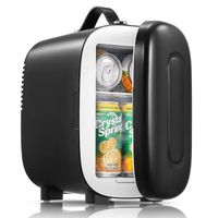 Mini Réfrigérateur 5L - Mini Frigo de Chambre -Alimenté par AC/DC/USB - Mode silencieux - Portable pour Skincare, Boissons