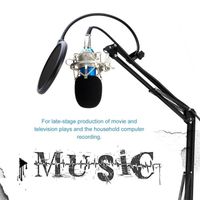 Studio Microphone à condensateur Support de bras vocal dynamique audio filaire d'enregistrement sonore pour le karaoké KTV