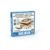 Coffret 100 jeux junior en bois - SMIR - Modèle 527600 - Bleu