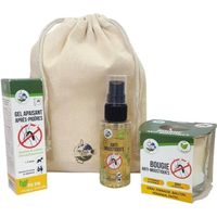 TERRA NOSTRA Kit anti-moustiques N°1 - Bougie, Spray 50 ml & Gel apaisant