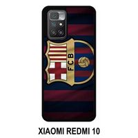 Coque Xiaomi Redmi 10 - Design Barcelone Maillot, Silicone Noir, Protection Personnalisée - 11