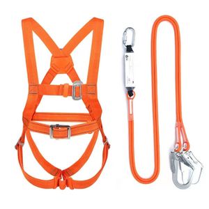 Harnais Anti-chute 5 Points - Sécurité Toiture, Travail En Hauteur, Absorbeur De Choc, Réglable 84-141cm