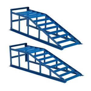 Lot De 2 Rampes De Bordure D'Allée En Caoutchouc - Rampe Trottoir Antidérapante 50x13x3 Cm, Idéale Pour Voiture, Camion, Scooter, Seuil De Porte