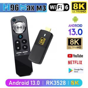 BOX MULTIMEDIA ACELIFE H96Max M3 8K Smart TV Stick WIFI6 2G 16G A