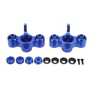 VOITURE - CAMION Atyhao RC Aluminum Alloy Steering Block, RC Car Steering Block Reduced Friction  for 1/8 RC Car jeux terrestre Bleu