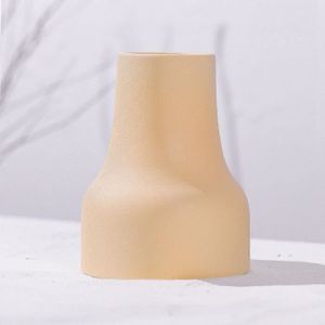 VASE - SOLIFLORE Jaune - Vase à fleurs en céramique, Décoration rus