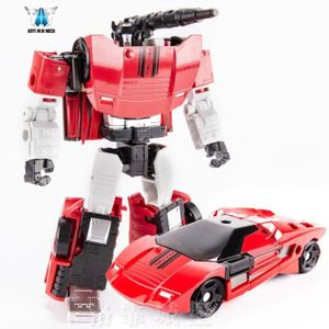 FIGURINE - PERSONNAGE H6002-9B - Taiba Transformation BMB Yellow 21cm Film Warrior Mode Action Figure Robot Car Model Toy Kids Gift