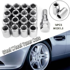 Lot de 20 * M12X1.5 slim étroite Roue Tuner écrous clé 60 Degré Conique