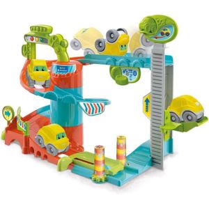 GARAGE Garage pour figurine - Fun Baby Track-Playset - Voiture avec activités mécaniques