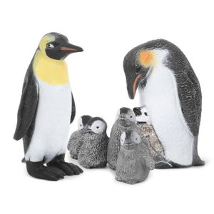 FIGURINE - PERSONNAGE Akozon jouets de pingouins Simulation modèle anima