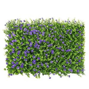 MUR VÉGÉTAL STABILISÉ Mur végétal stabilisé 40*60cm Plante verte artificielle Décoration de mur de maison d'herbe verte de simulation -TYPE5