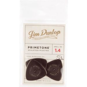 MEDIATOR Dunlop 517P140 - Médiators Primetone Small Tri, smooth, Player's Pack de 3, 1.40 mm
