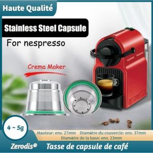 Capsule rechargeable nespresso inox - Cdiscount