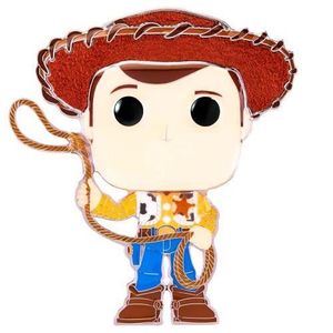 FIGURINE - PERSONNAGE Funko Pop! Pin’s Géant avec Stand 10 cm Disney Pixar Toy Story Woody
