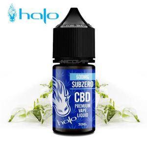 LIQUIDE E-liquide CBD Halo Subzero 30ml - 1000mg