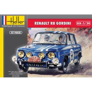 VAISSEAU À CONSTRUIRE Maquette Renault R8 Gordini - HELLER - 1/24 - 15 a
