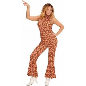 Combinaison Métallisée à Franges Pour Fille - Style Années 70-80, Pattes D'éléphant, Pour Disco Ou Carnaval