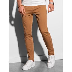 Pantalon marron 2025 clair homme