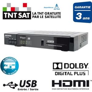RÉCEPTEUR - DÉCODEUR   SEDEA Récepteur TNT SAT HD Enregistreur