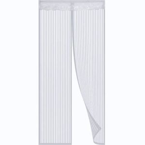 Moustiquaire Rideau Pour Porte Fenetre 120x220 Moustiquaire Magnetique Blanc Achat Vente Pas Cher