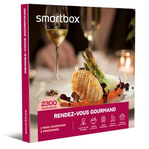 COFFRET GASTROMONIE SMARTBOX - Coffret Cadeau - RENDEZ-VOUS GOURMAND -